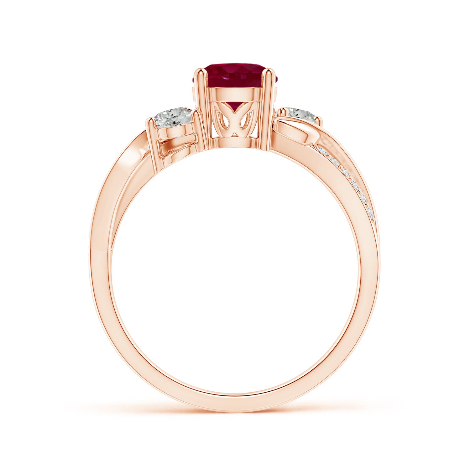 A - Ruby / 1.27 CT / 14 KT Rose Gold