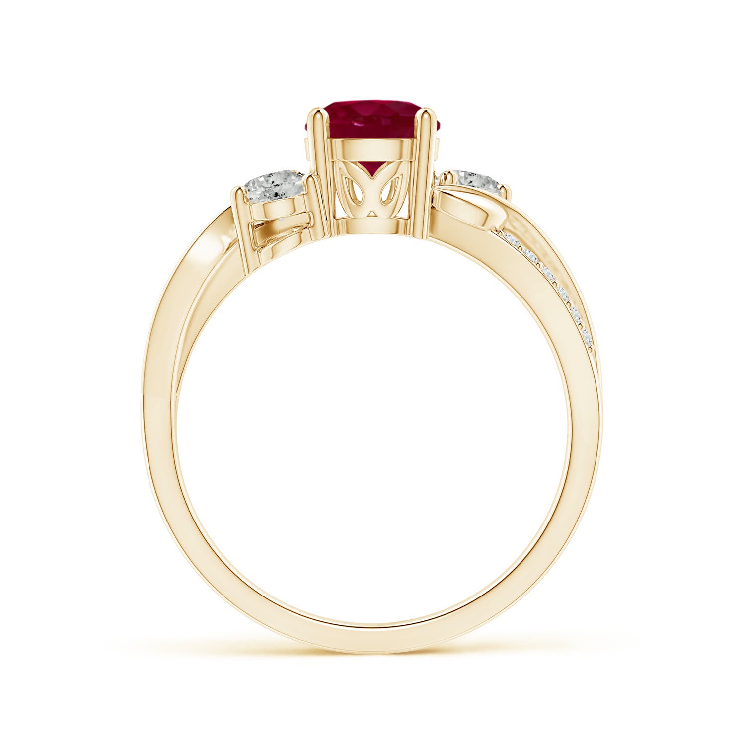 A - Ruby / 1.27 CT / 14 KT Yellow Gold