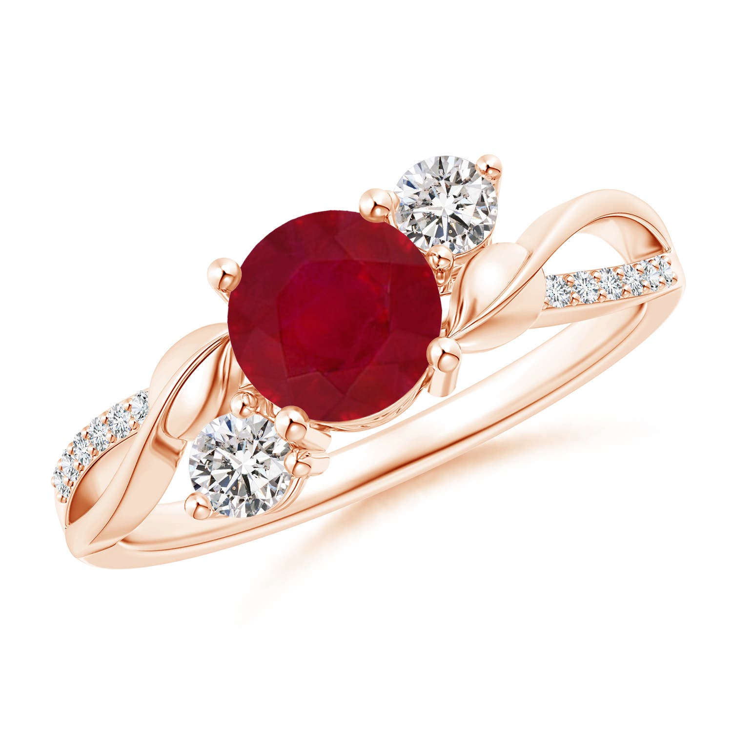 AA - Ruby / 1.27 CT / 14 KT Rose Gold