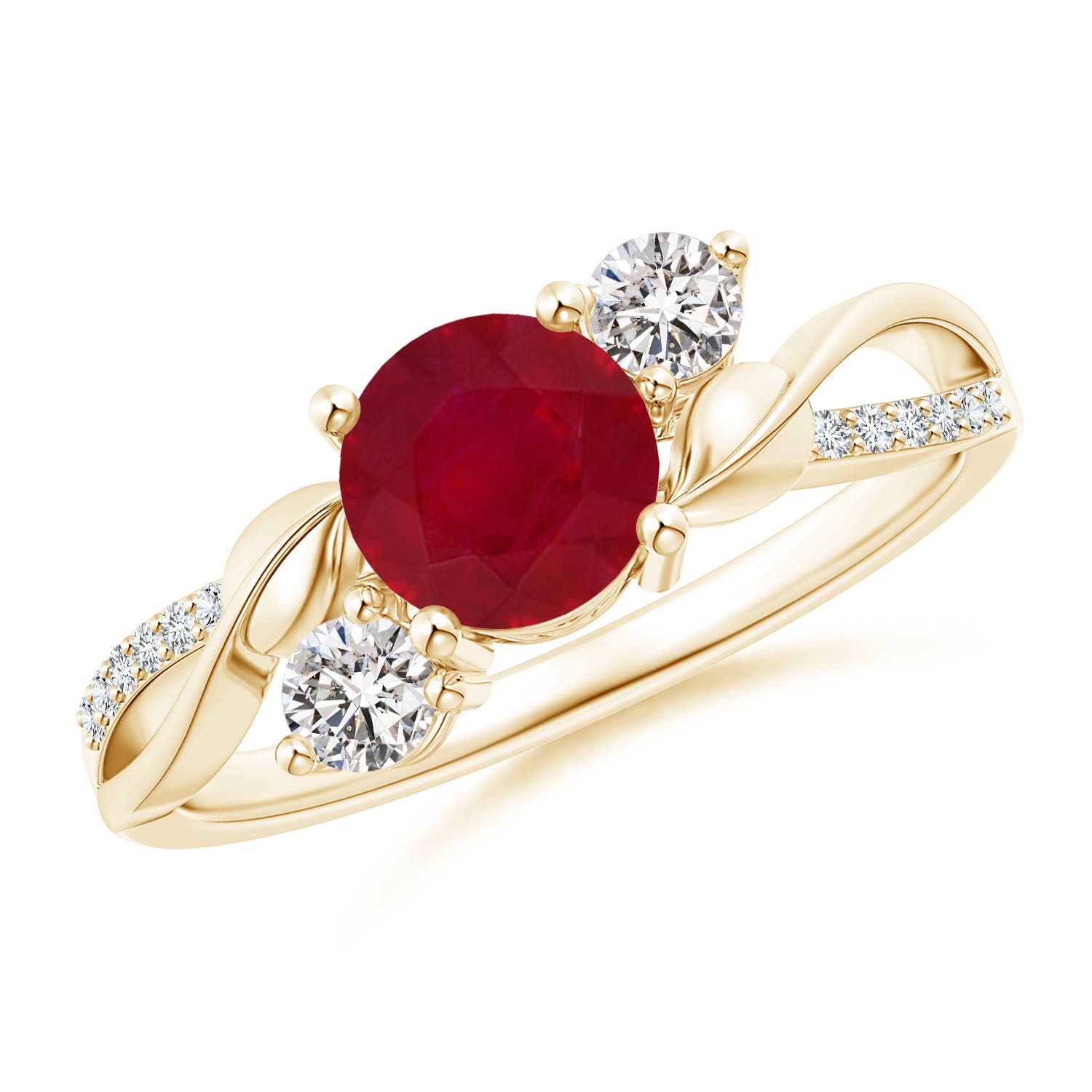 AA - Ruby / 1.27 CT / 14 KT Yellow Gold