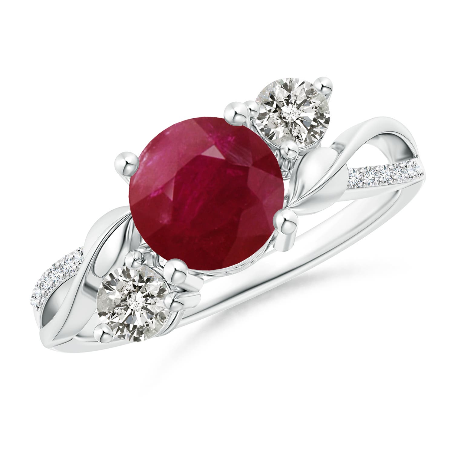 A - Ruby / 1.78 CT / 14 KT White Gold