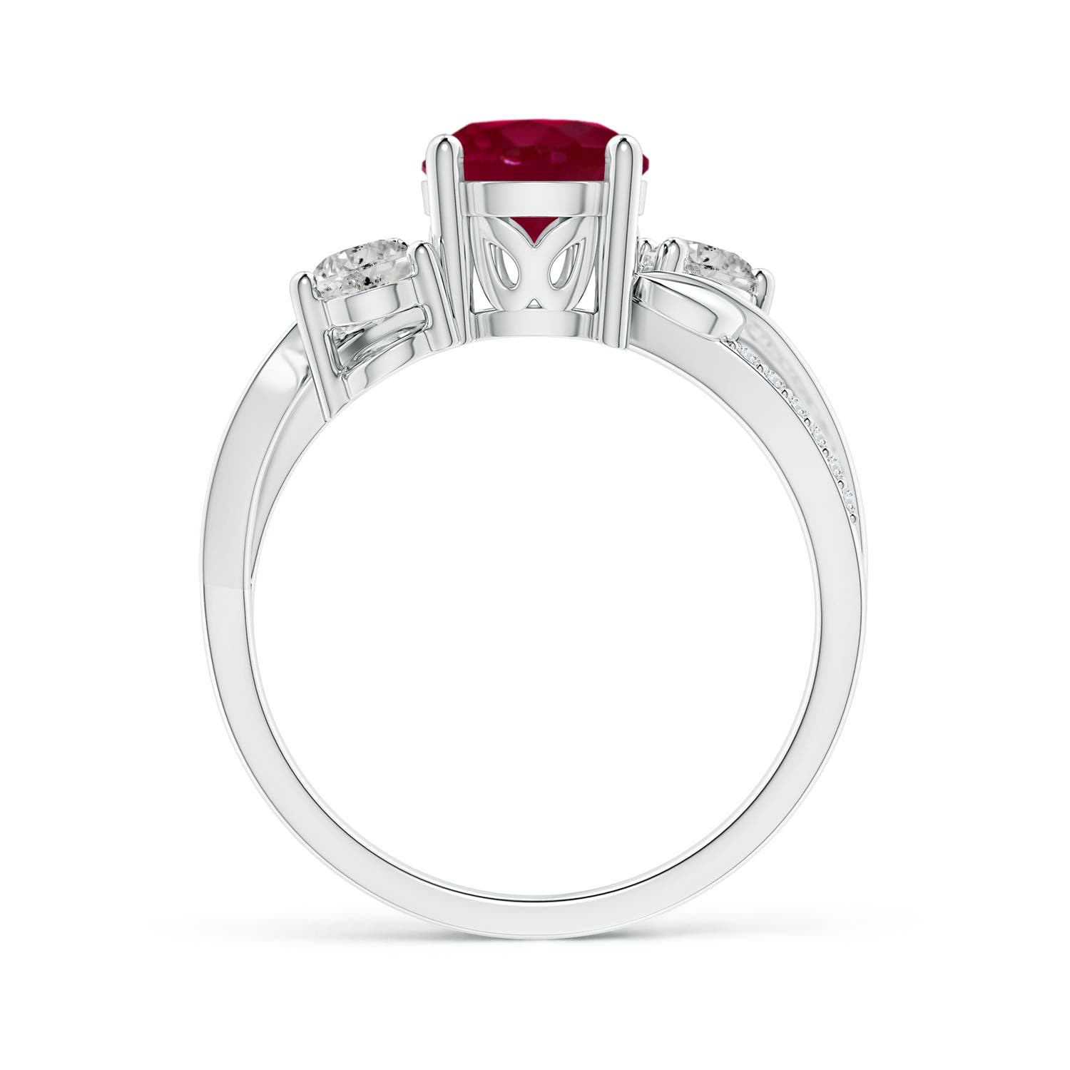 A - Ruby / 1.78 CT / 14 KT White Gold