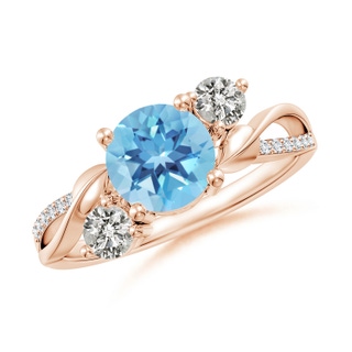 Round A Swiss Blue Topaz