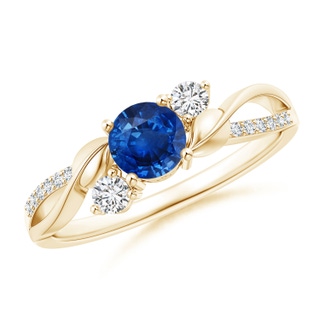 Round AAA Blue Sapphire