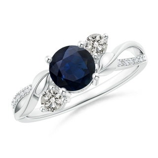 Round A Blue Sapphire