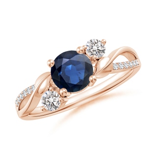 Round AA Blue Sapphire