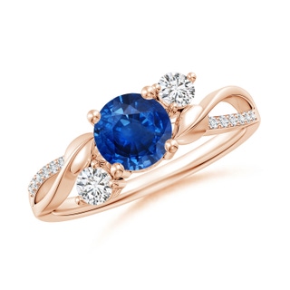 Round AAA Blue Sapphire