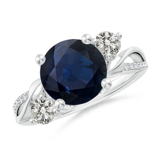 Round A Blue Sapphire