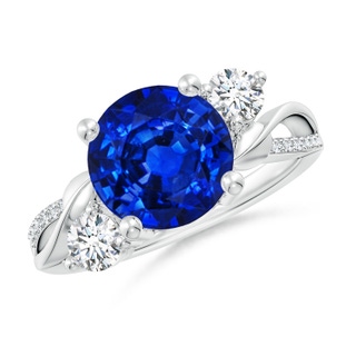 Round AAAA Blue Sapphire