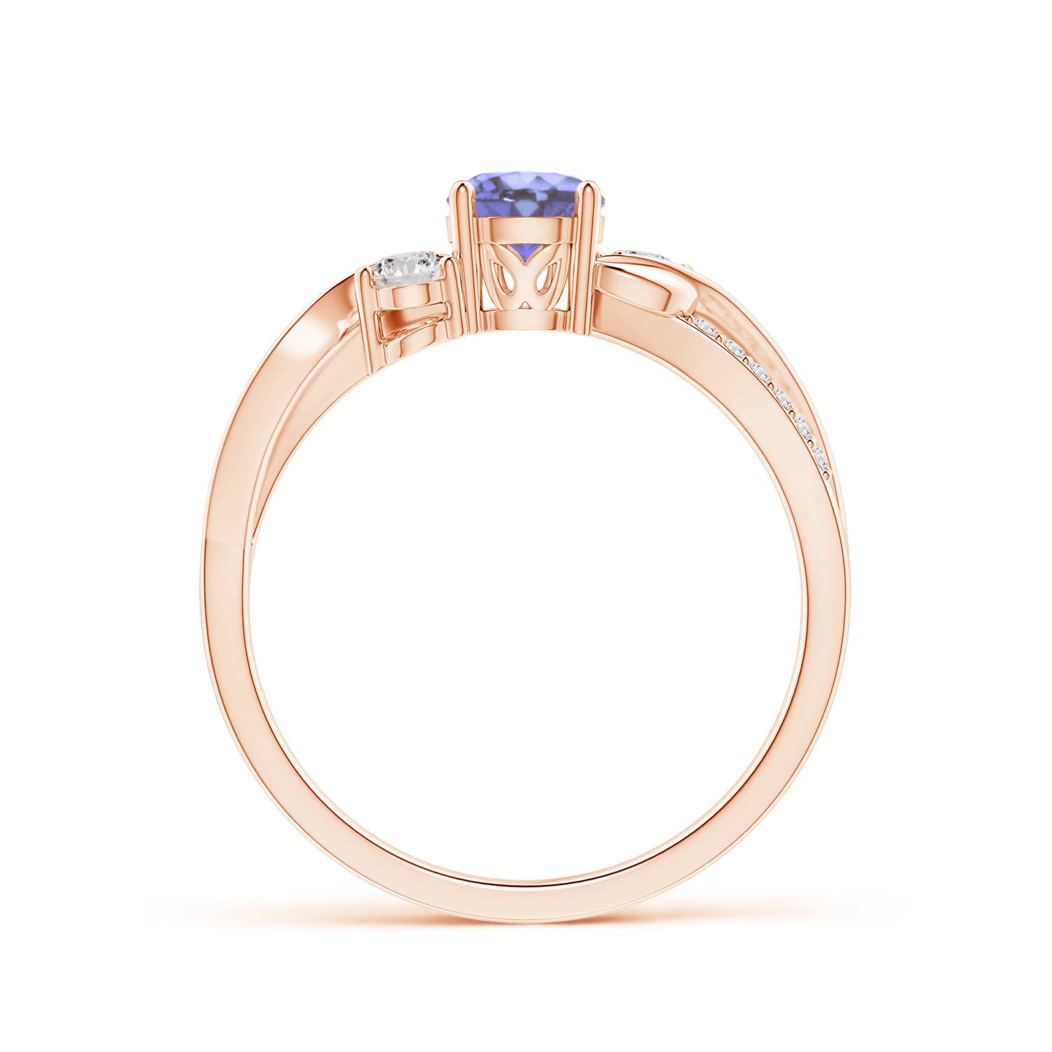 AA - Tanzanite / 0.7 CT / 14 KT Rose Gold