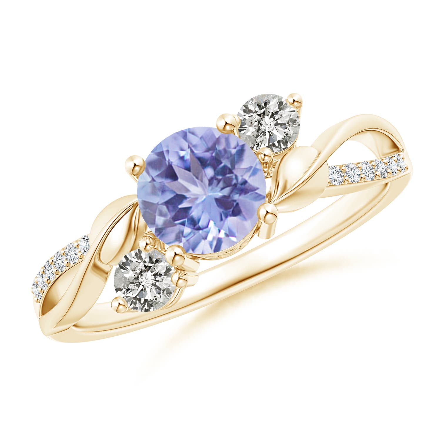 A - Tanzanite / 1.17 CT / 14 KT Yellow Gold