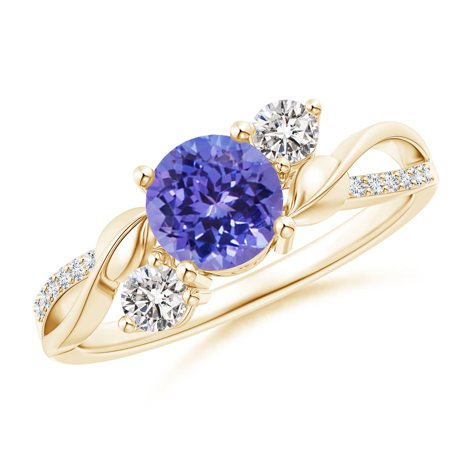 AA - Tanzanite / 1.17 CT / 14 KT Yellow Gold