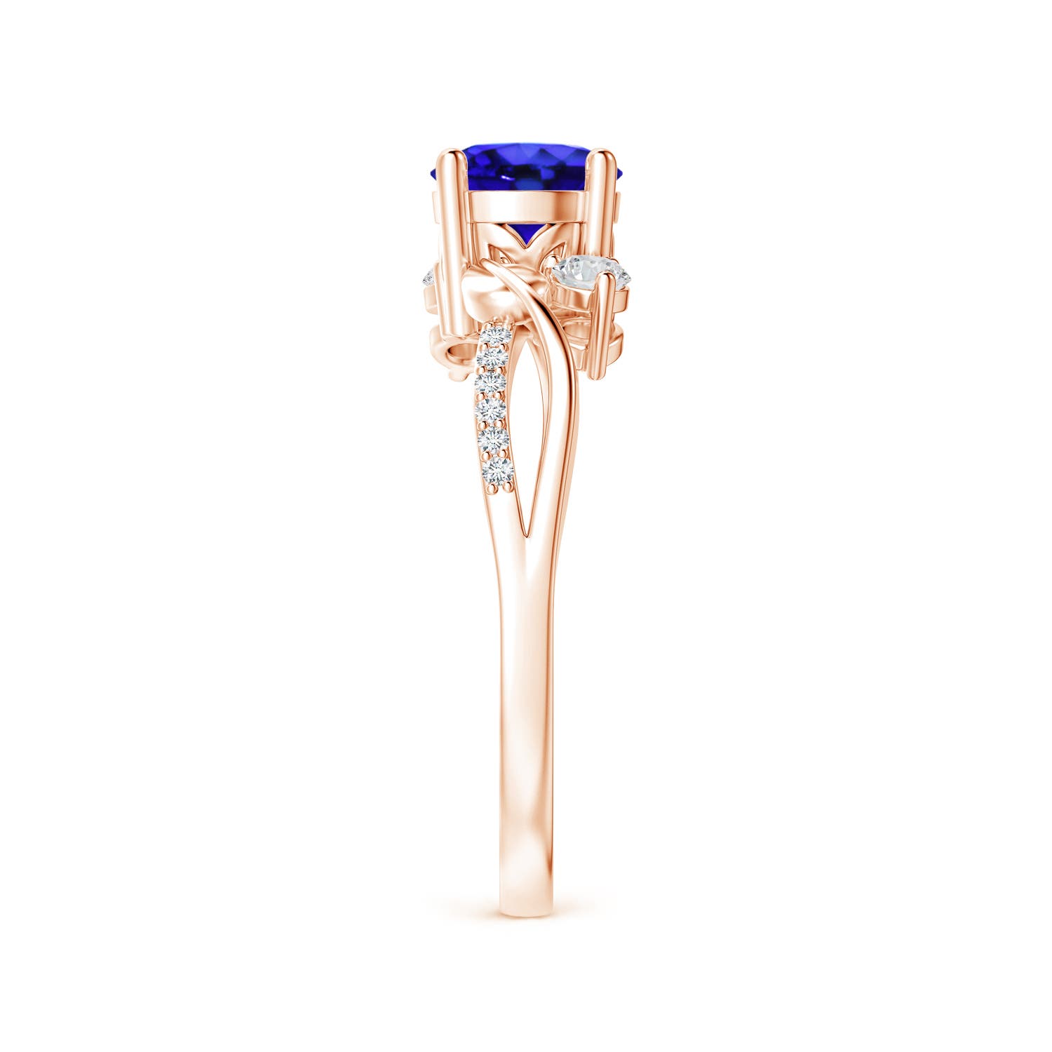 AAA - Tanzanite / 1.17 CT / 14 KT Rose Gold