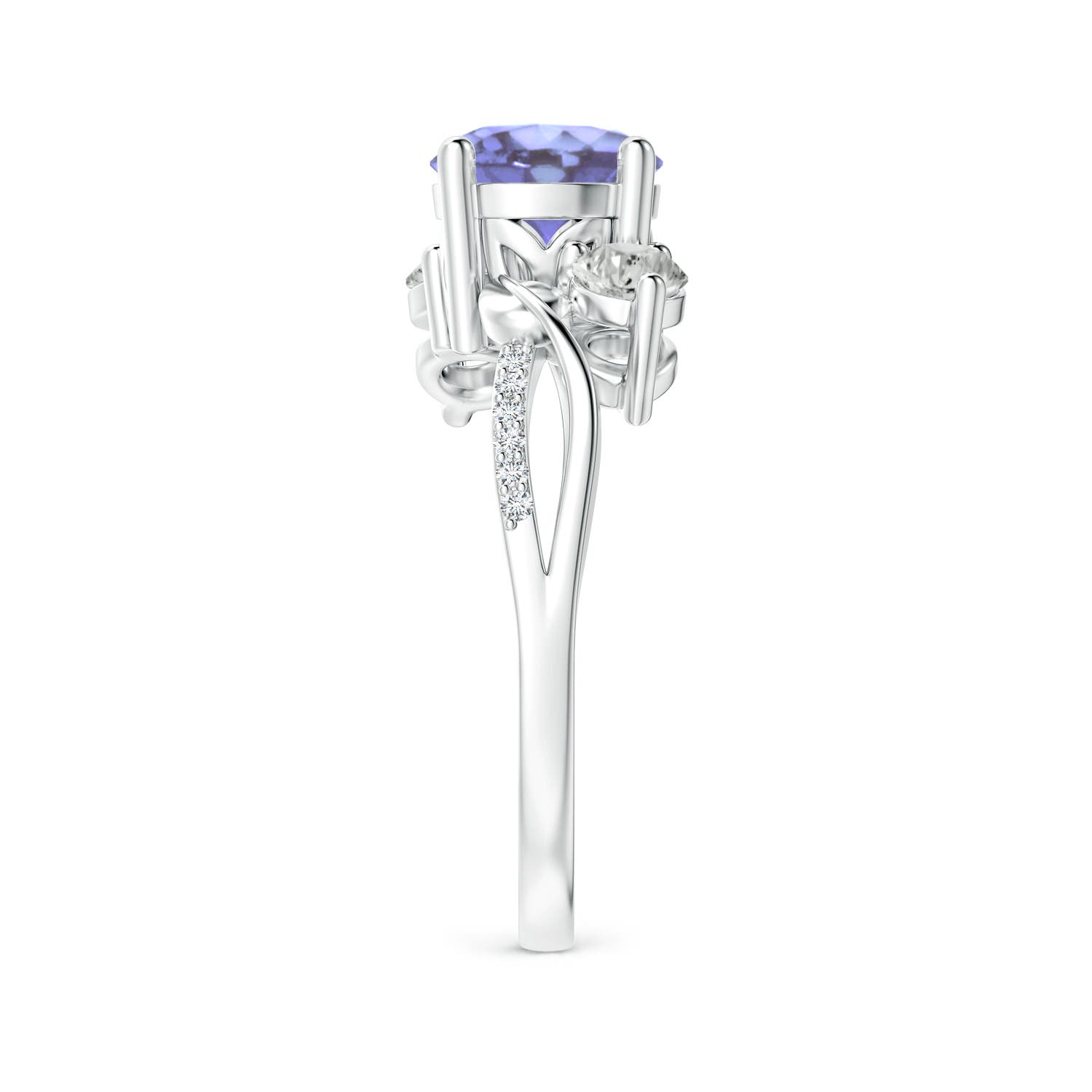 A - Tanzanite / 1.83 CT / 14 KT White Gold