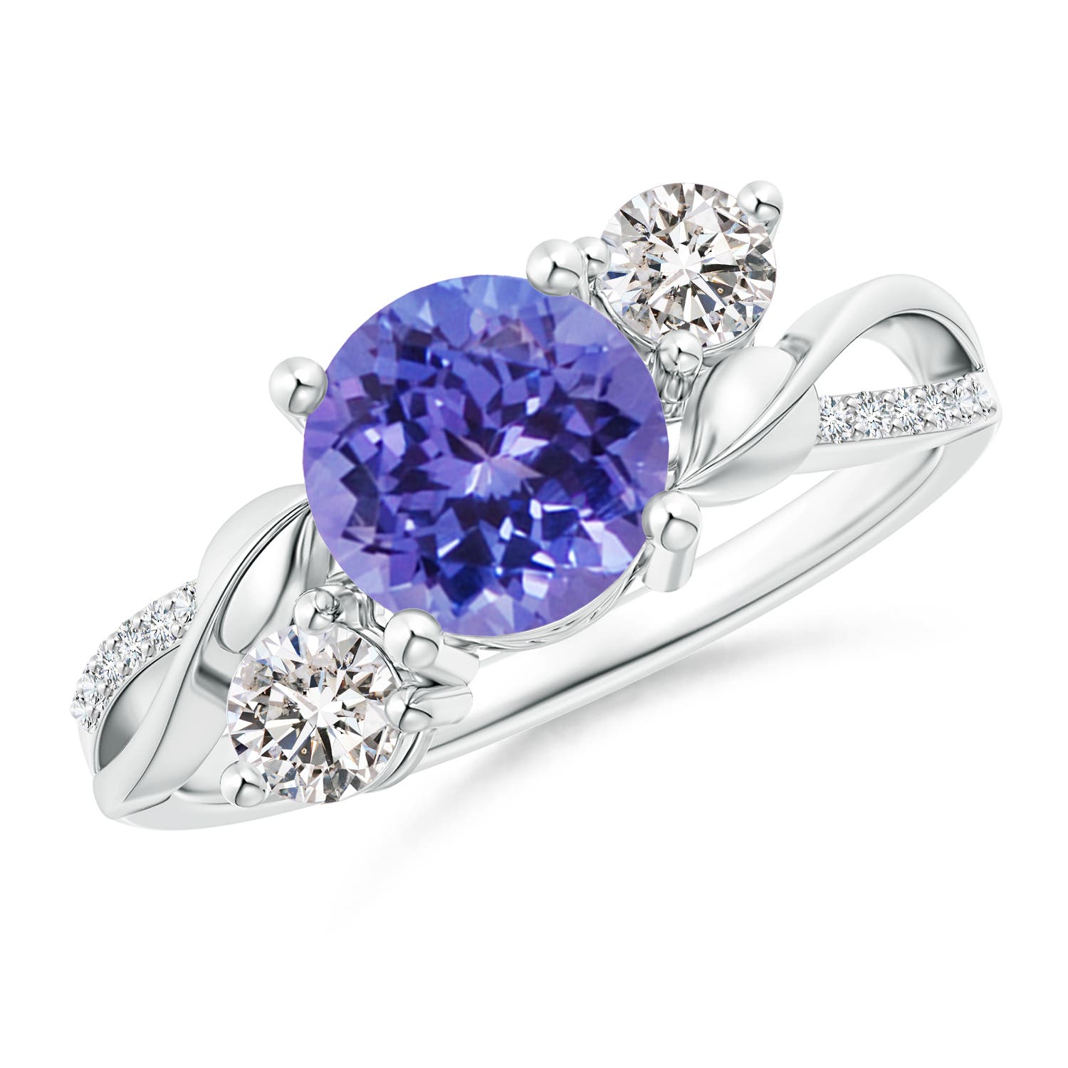 AA - Tanzanite / 1.83 CT / 14 KT White Gold