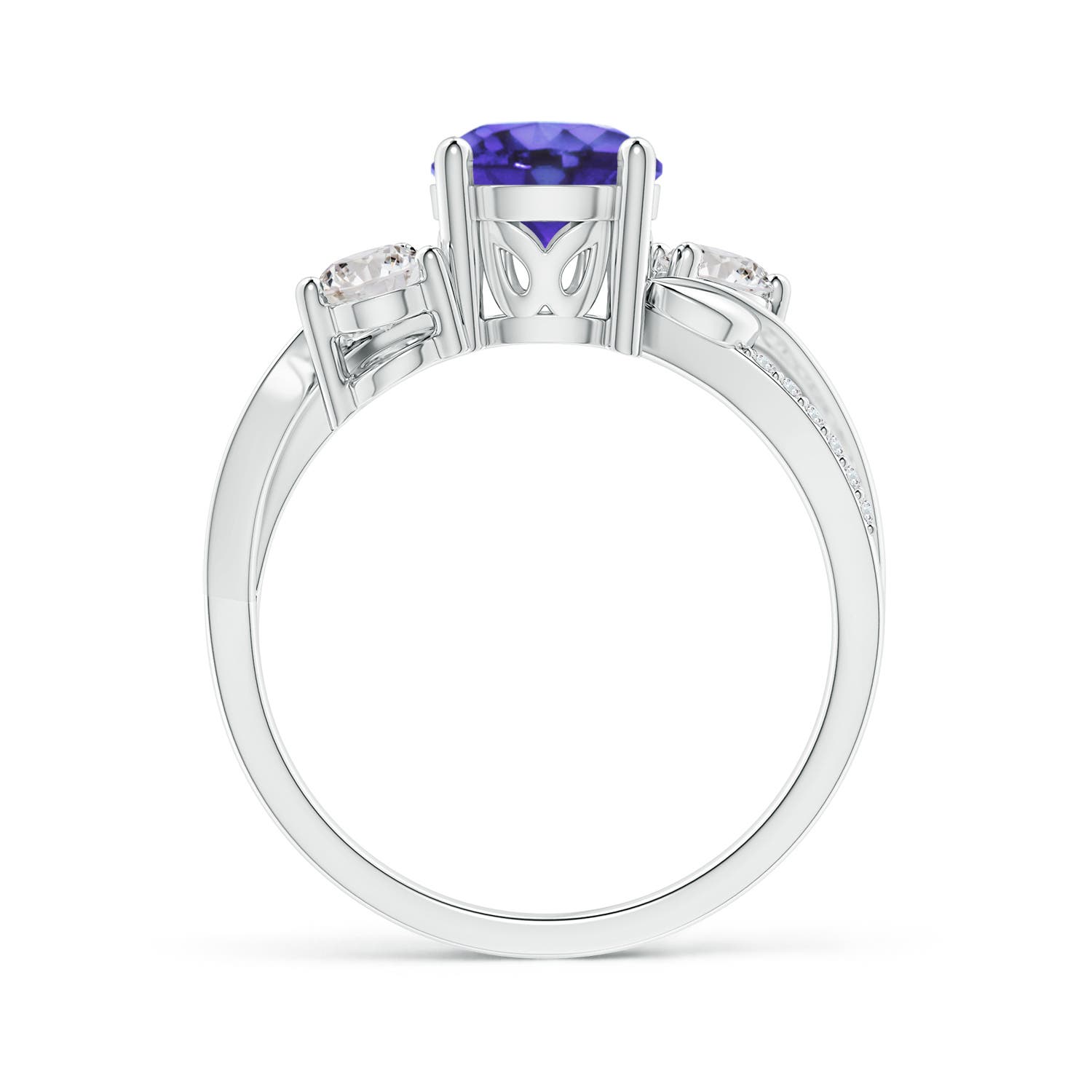 AA - Tanzanite / 1.83 CT / 14 KT White Gold