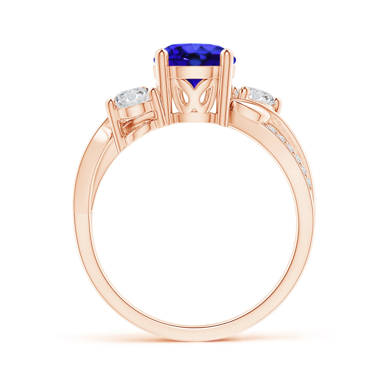 AAA - Tanzanite / 1.83 CT / 14 KT Rose Gold