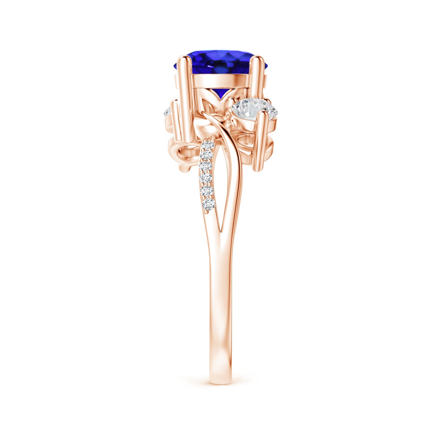 AAA - Tanzanite / 1.83 CT / 14 KT Rose Gold