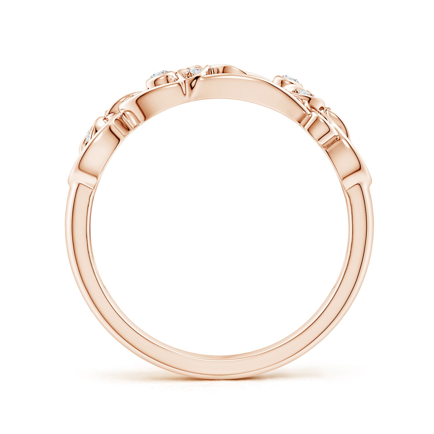 G, VS2 / 0.08 CT / 14 KT Rose Gold