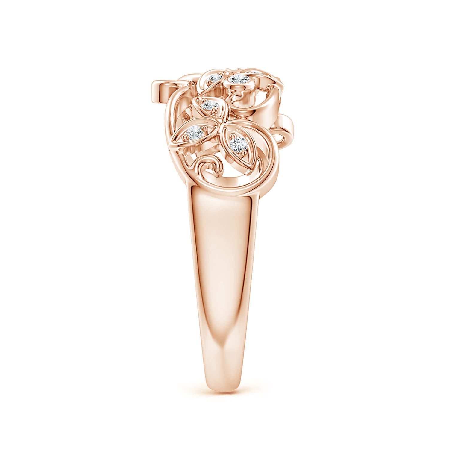 G, VS2 / 0.08 CT / 14 KT Rose Gold