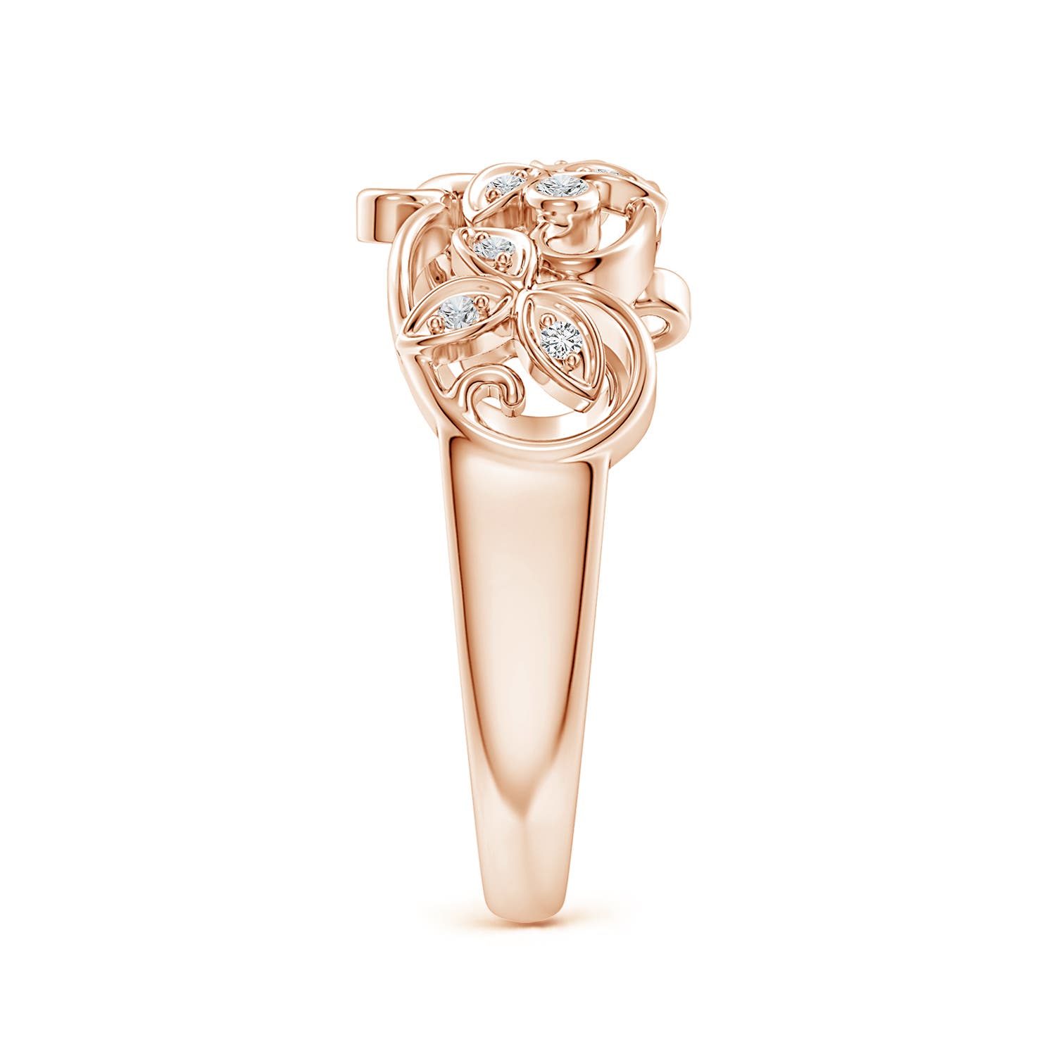 H, SI2 / 0.08 CT / 14 KT Rose Gold