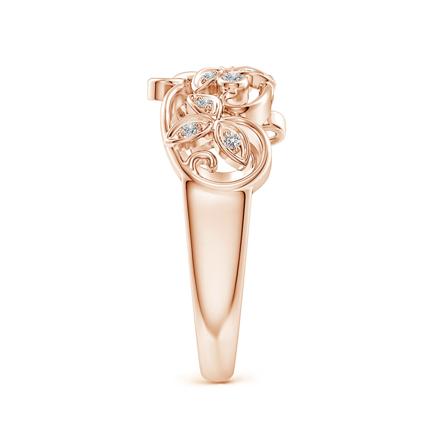 I-J, I1-I2 / 0.08 CT / 14 KT Rose Gold