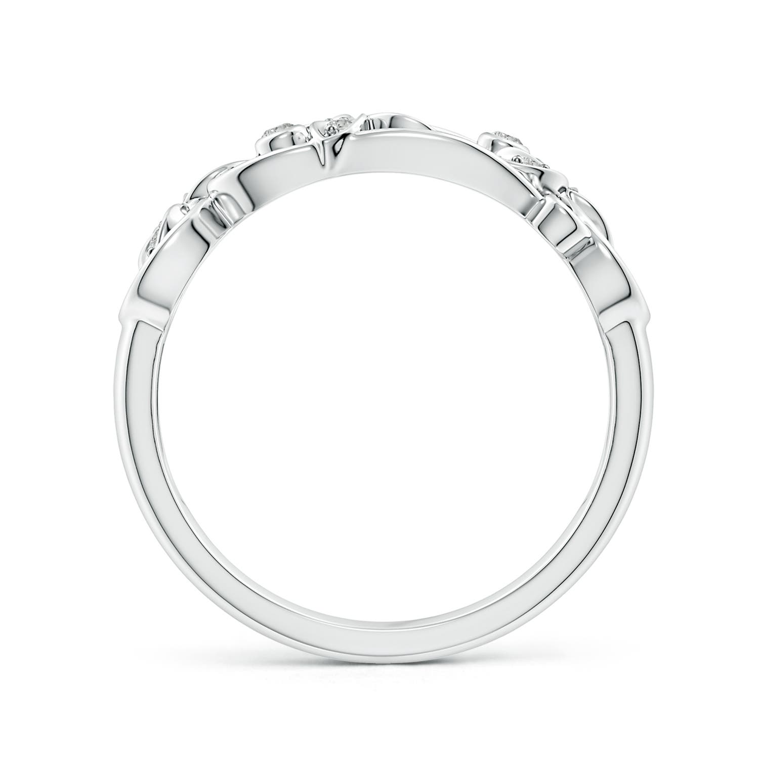 K, I3 / 0.08 CT / 14 KT White Gold