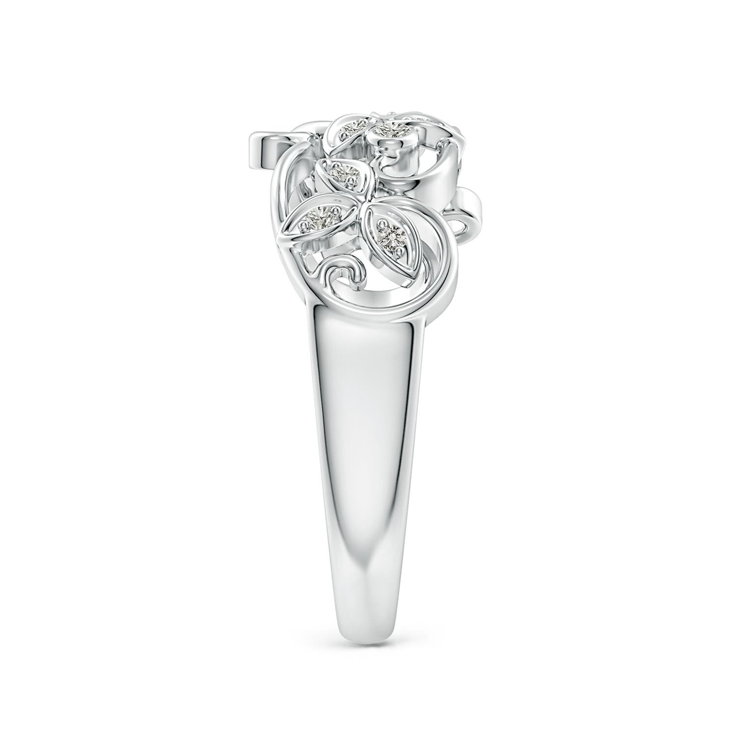 K, I3 / 0.08 CT / 14 KT White Gold