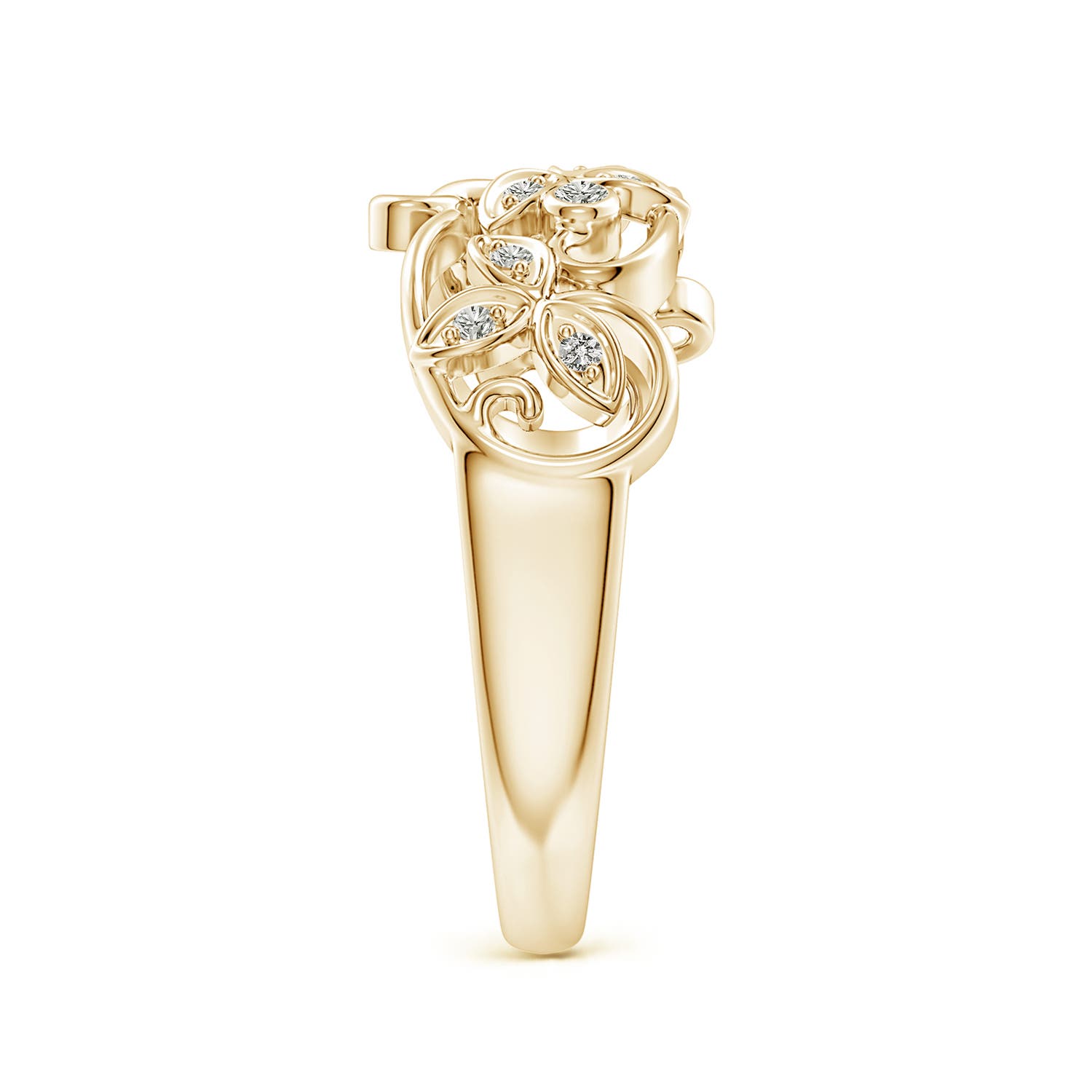 K, I3 / 0.08 CT / 14 KT Yellow Gold