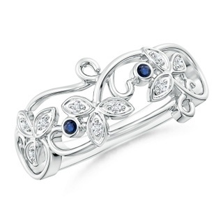 Round AA Blue Sapphire