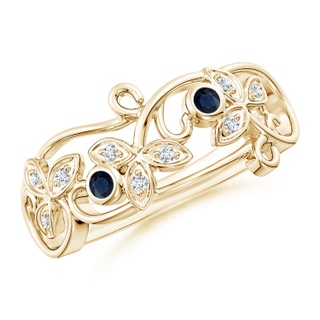 Round A Blue Sapphire