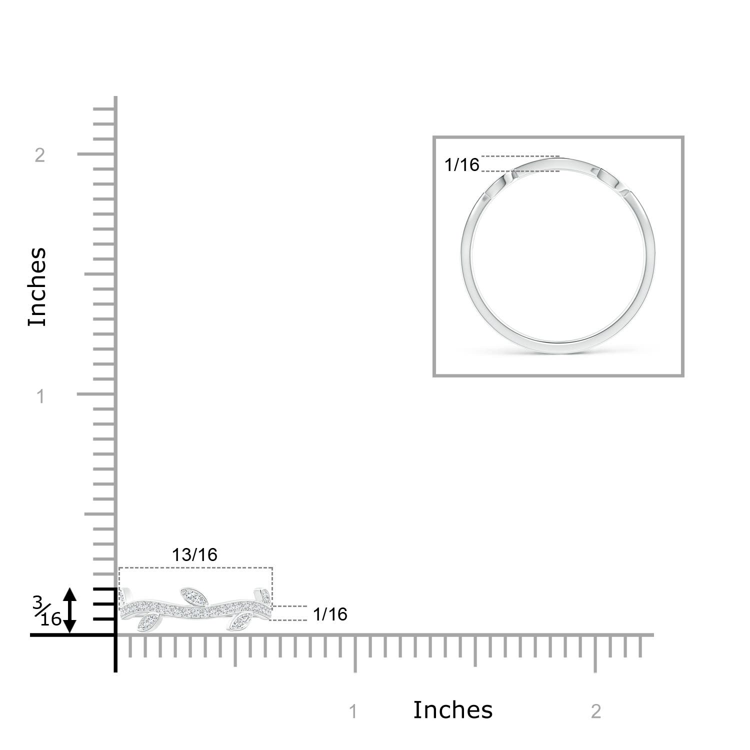 G, VS2 / 0.19 CT / 14 KT White Gold