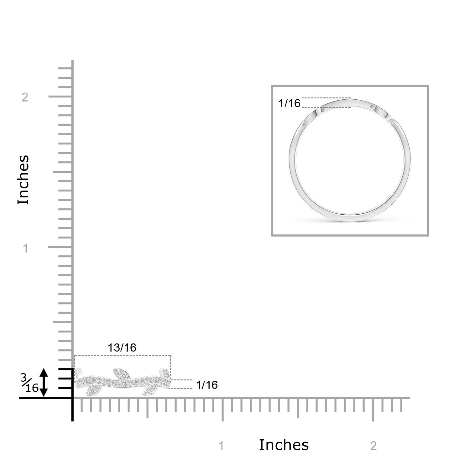 H, SI2 / 0.19 CT / 14 KT White Gold