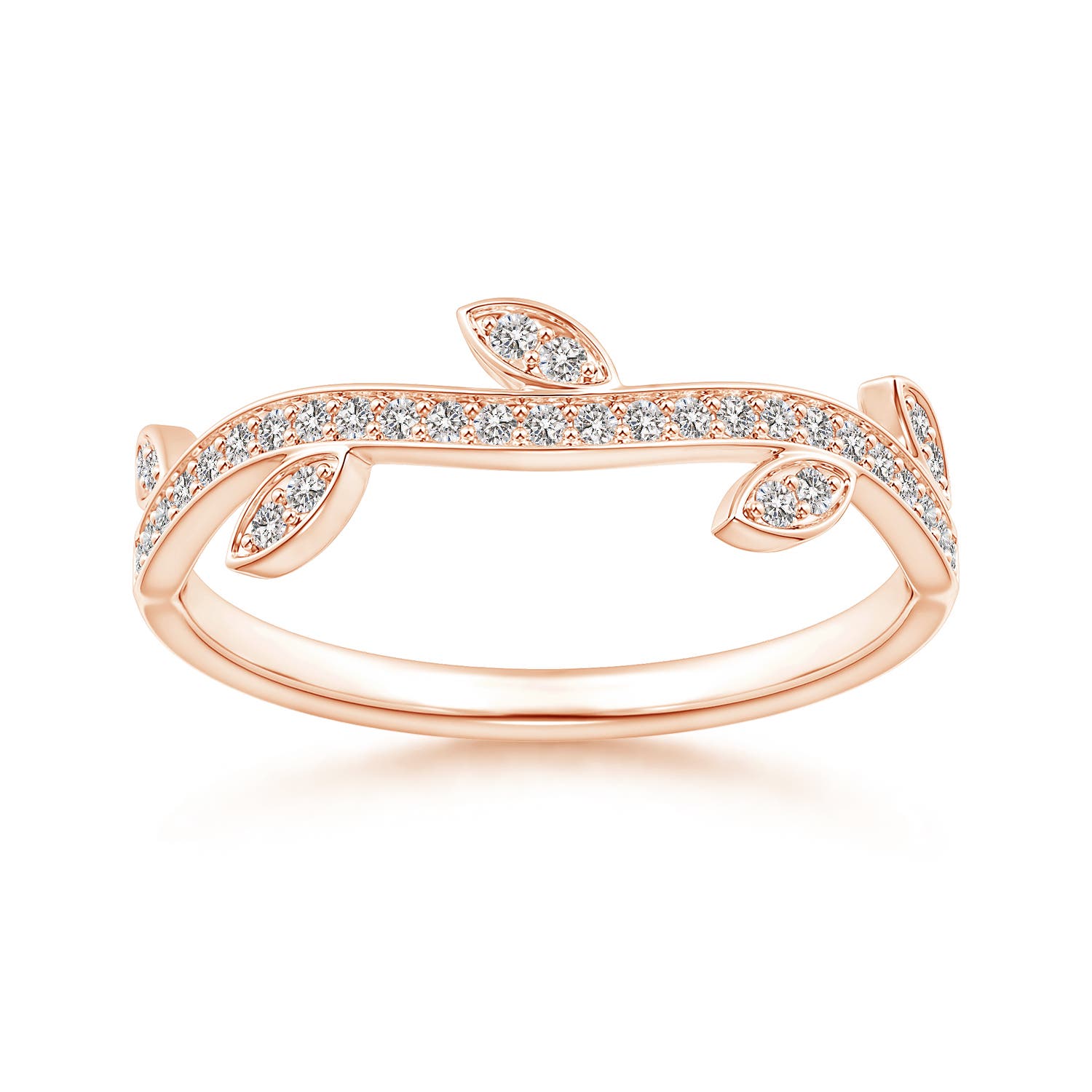 I-J, I1-I2 / 0.19 CT / 14 KT Rose Gold