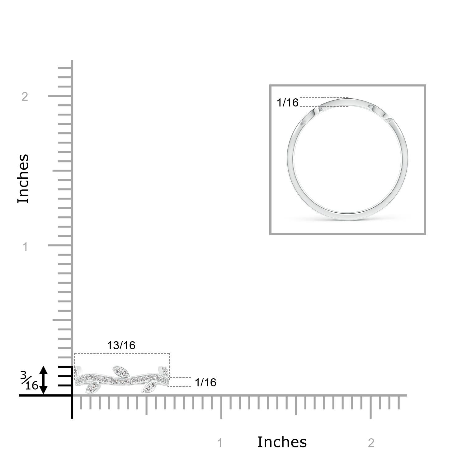 I-J, I1-I2 / 0.19 CT / 14 KT White Gold