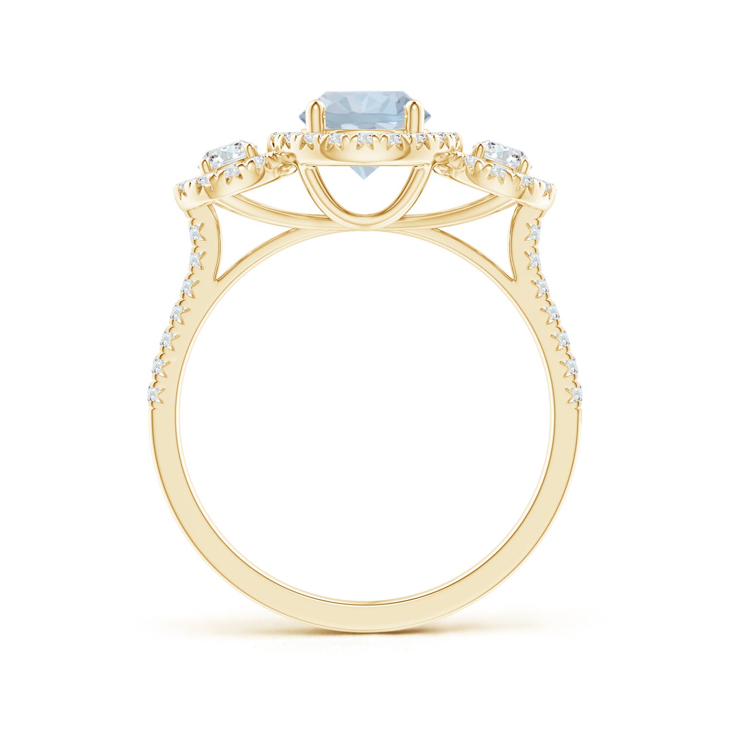 A - Aquamarine / 1.22 CT / 14 KT Yellow Gold