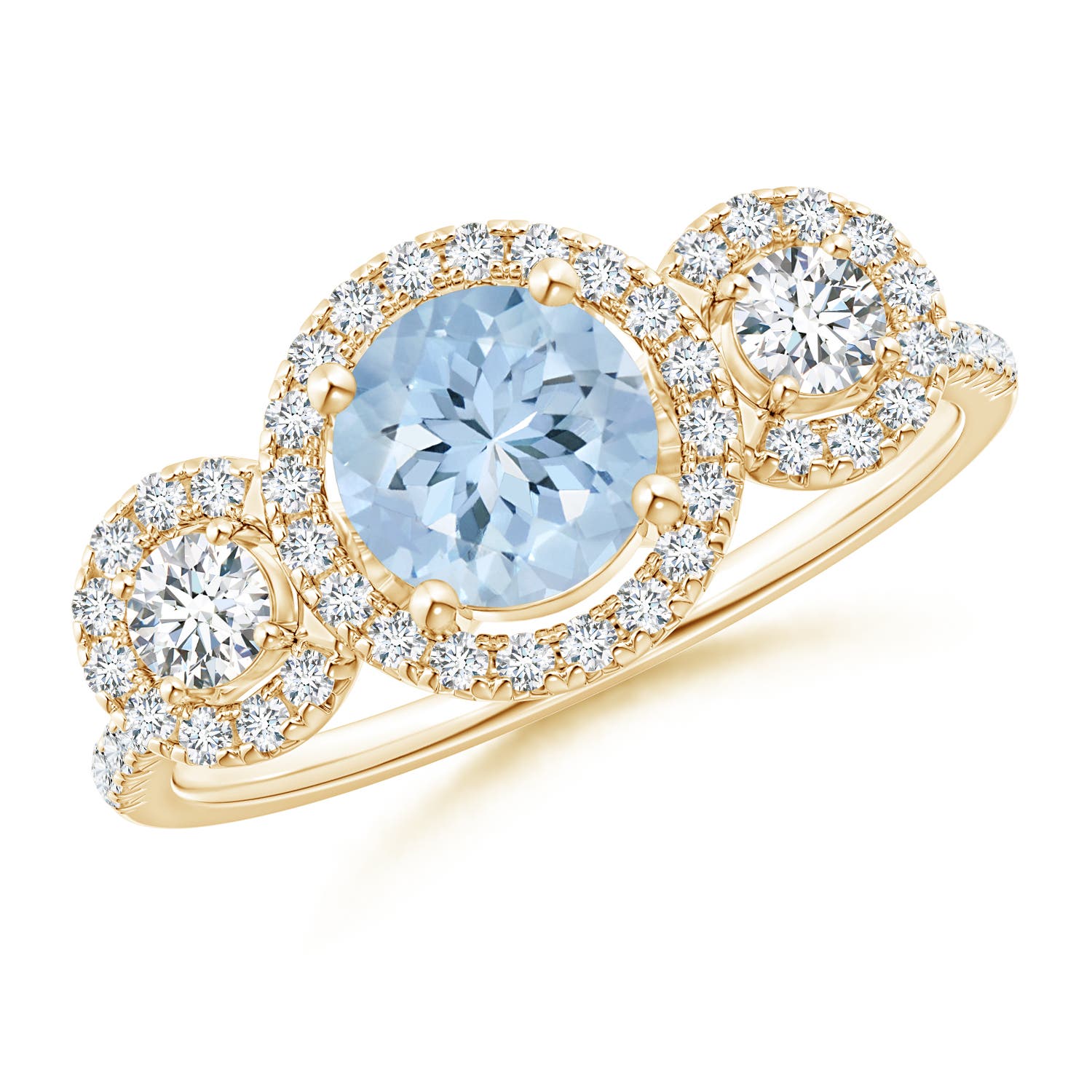 AA - Aquamarine / 1.22 CT / 14 KT Yellow Gold