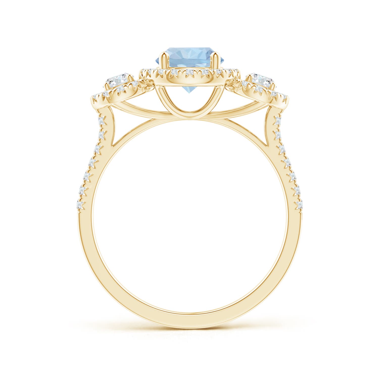 AA - Aquamarine / 1.22 CT / 14 KT Yellow Gold