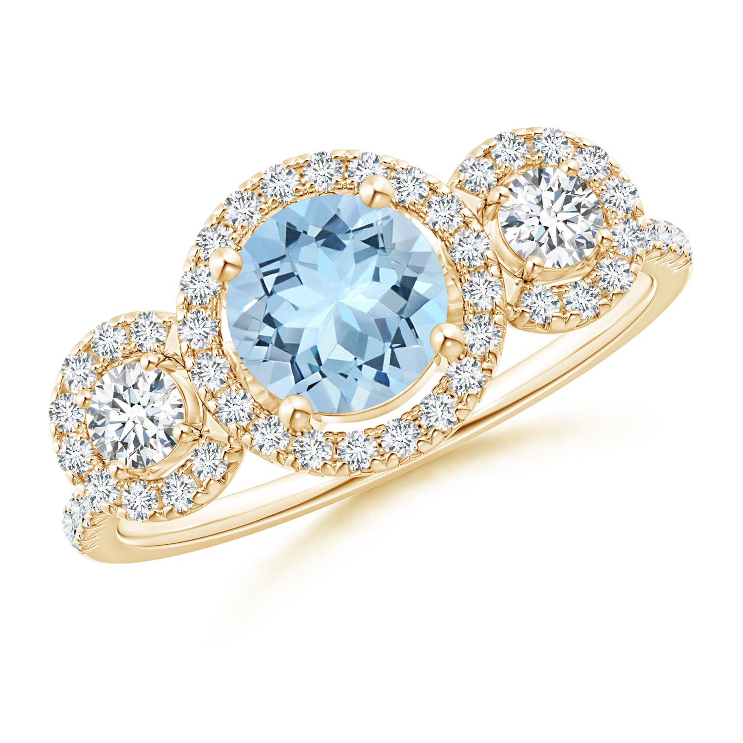 AAA - Aquamarine / 1.22 CT / 14 KT Yellow Gold