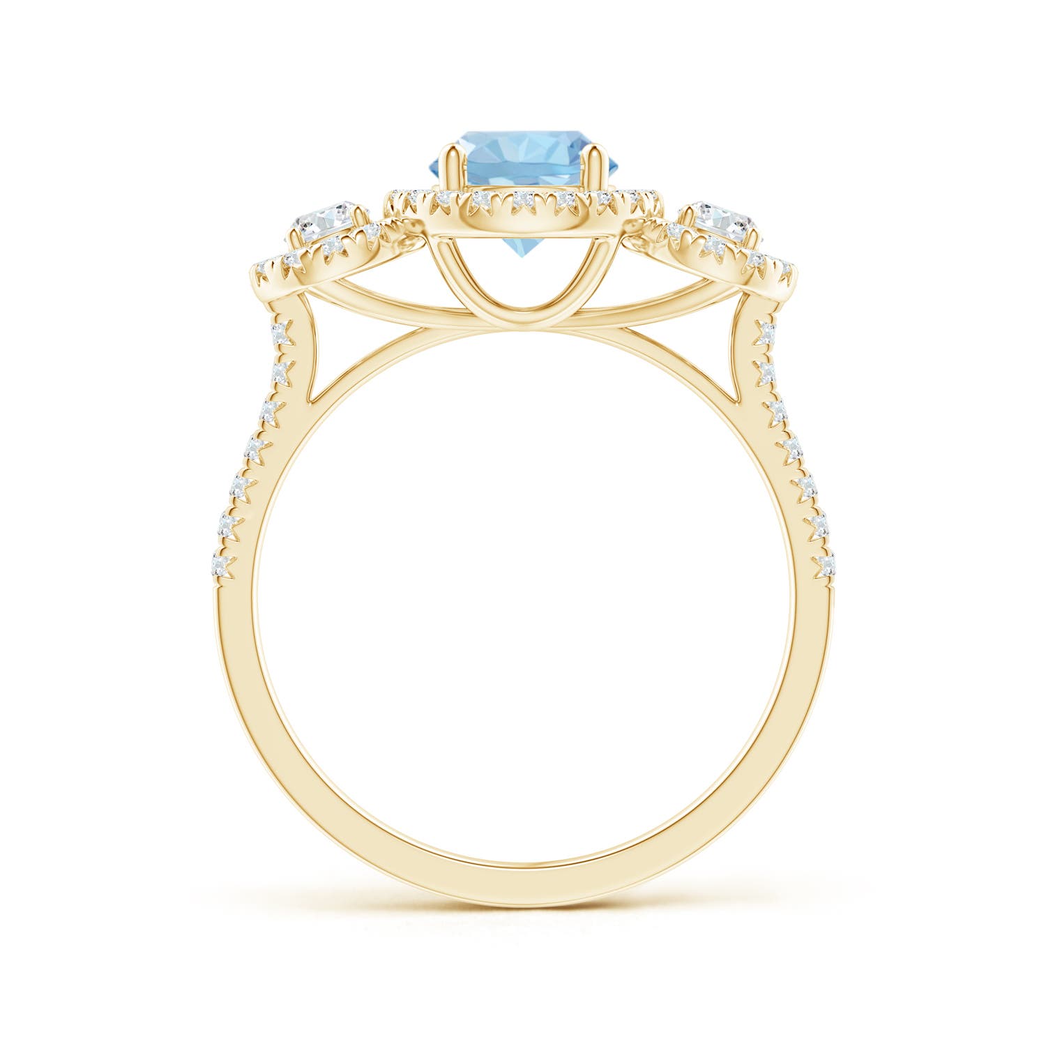 AAA - Aquamarine / 1.22 CT / 14 KT Yellow Gold