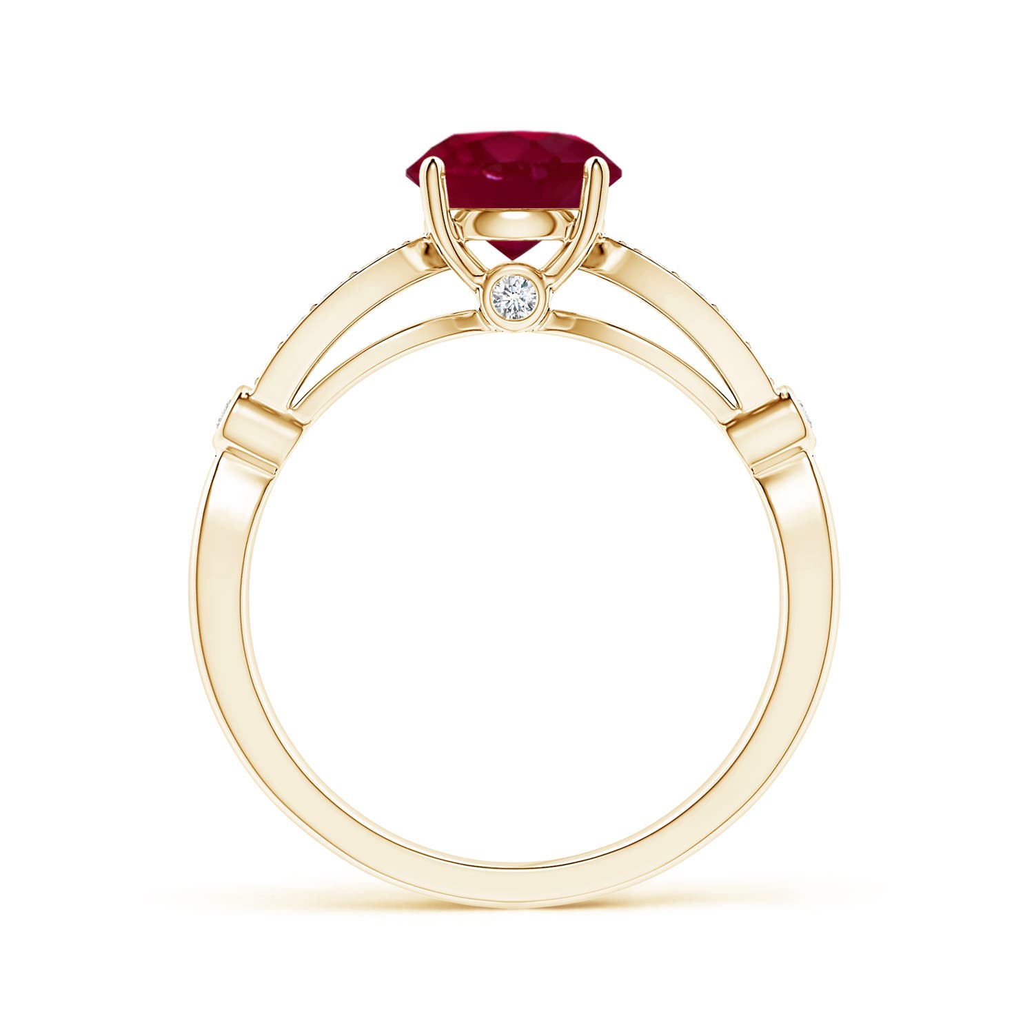 A - Ruby / 1.55 CT / 14 KT Yellow Gold