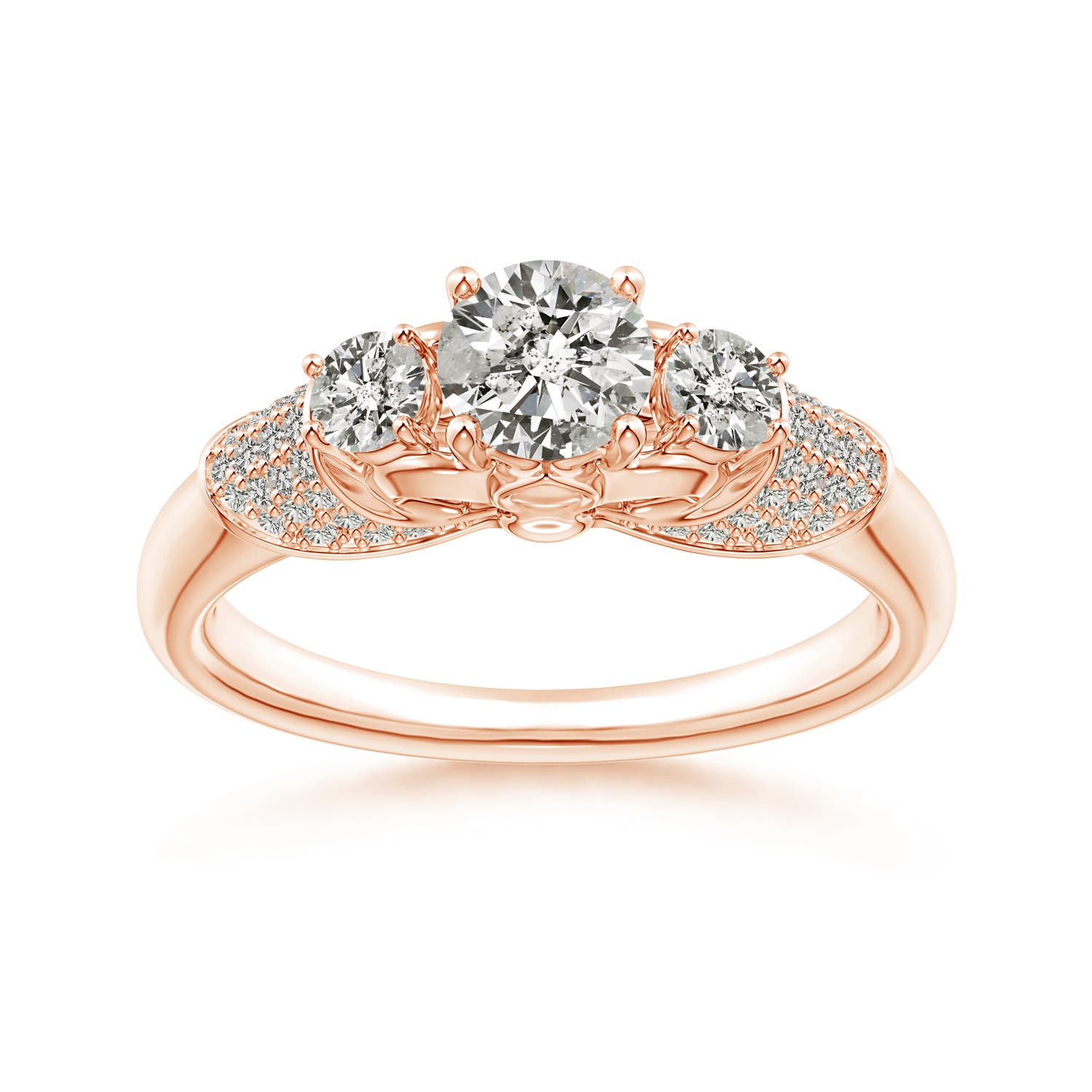 K, I3 / 0.89 CT / 14 KT Rose Gold