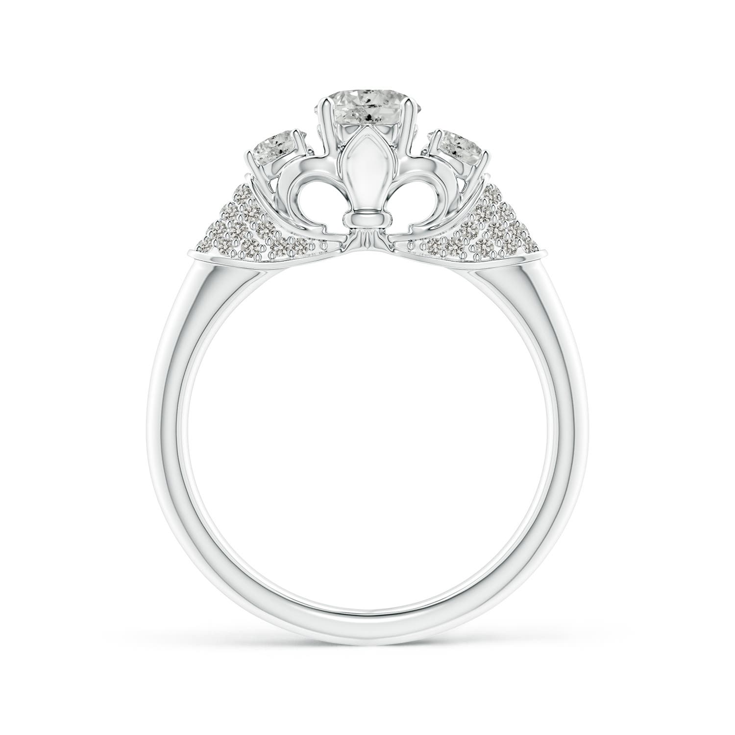 K, I3 / 0.89 CT / 14 KT White Gold