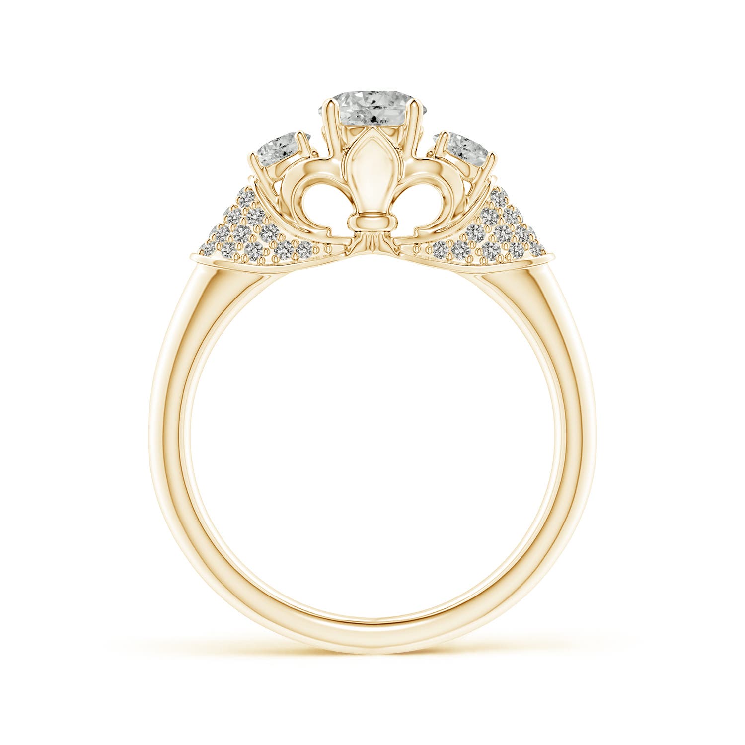 K, I3 / 0.89 CT / 14 KT Yellow Gold