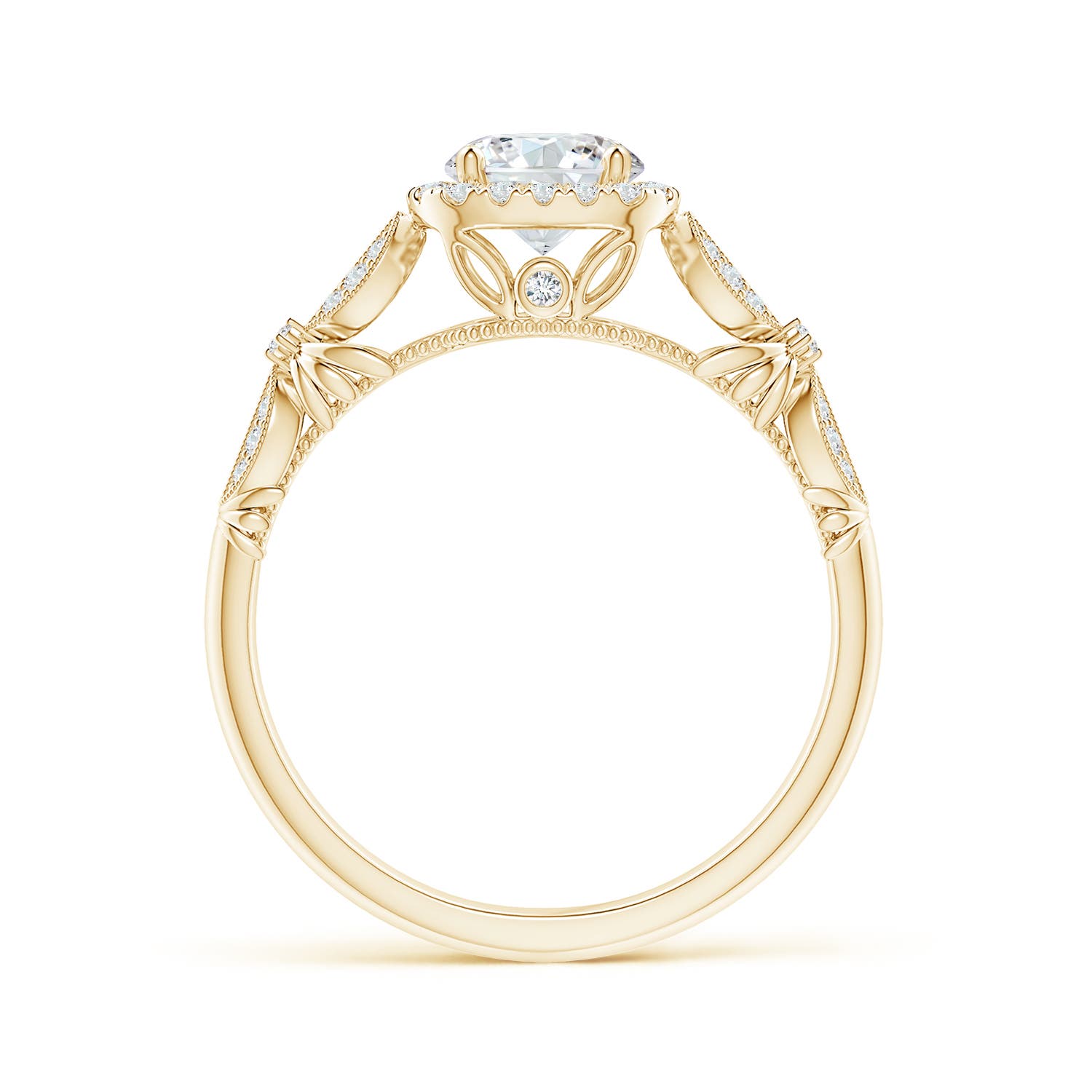 G, VS2 / 0.97 CT / 14 KT Yellow Gold