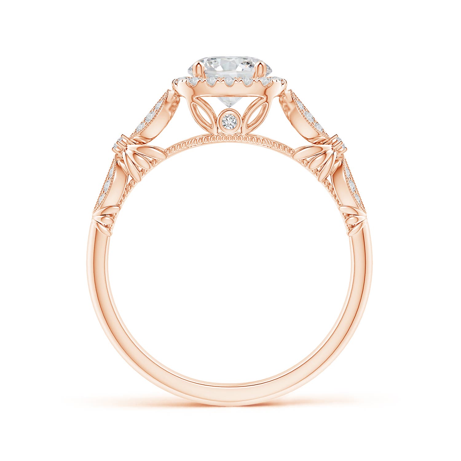 H, SI2 / 0.97 CT / 14 KT Rose Gold