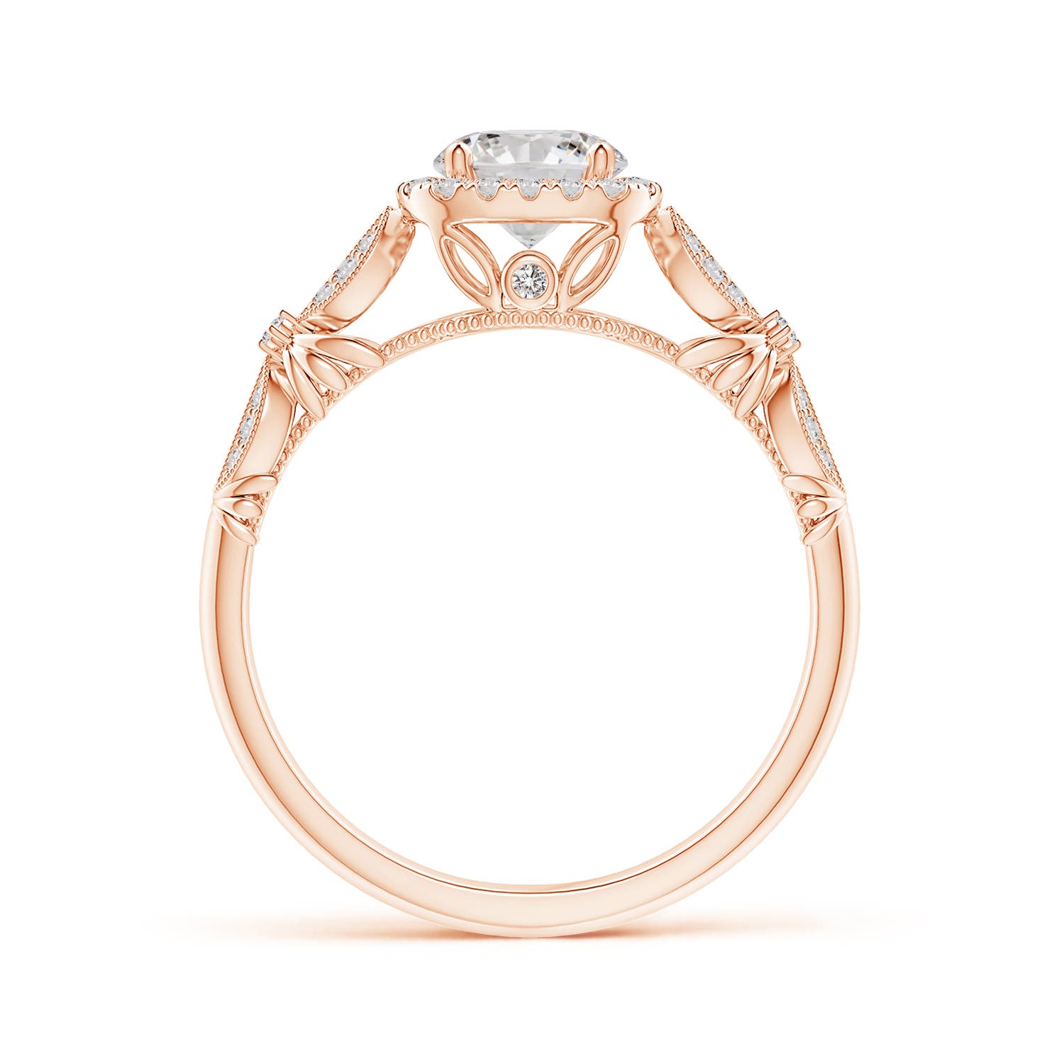 I-J, I1-I2 / 0.97 CT / 14 KT Rose Gold