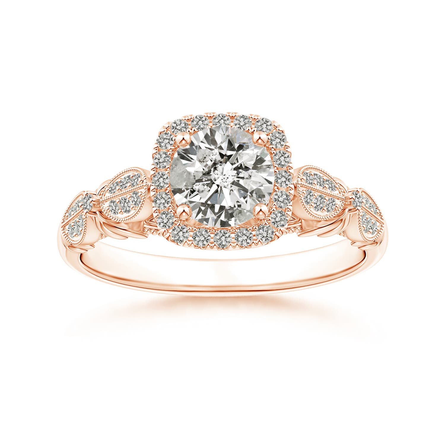 K, I3 / 0.97 CT / 14 KT Rose Gold