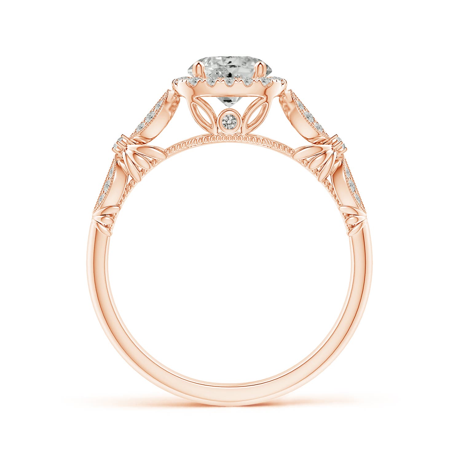 K, I3 / 0.97 CT / 14 KT Rose Gold