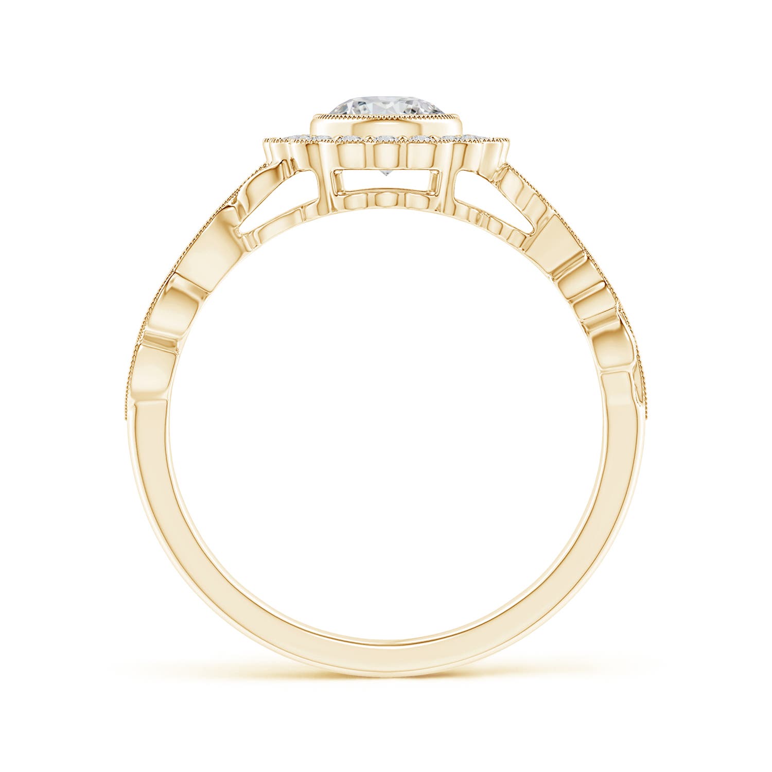H, SI2 / 0.71 CT / 14 KT Yellow Gold
